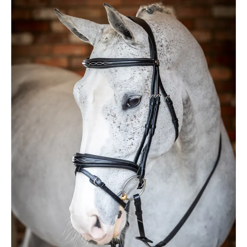 LeMieux Kudos Competition Flash Bridle - Black-1
