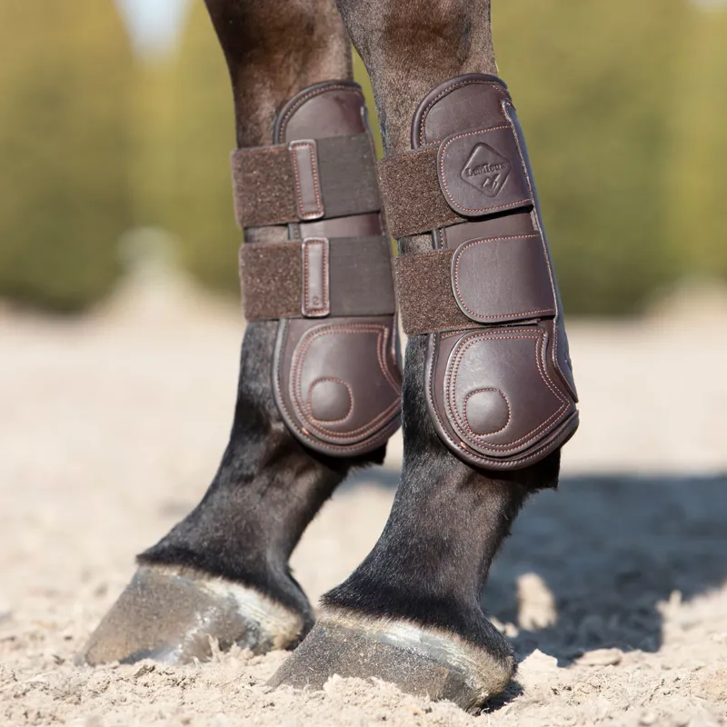 LeMieux Capella Tendon Boots - Brown-4