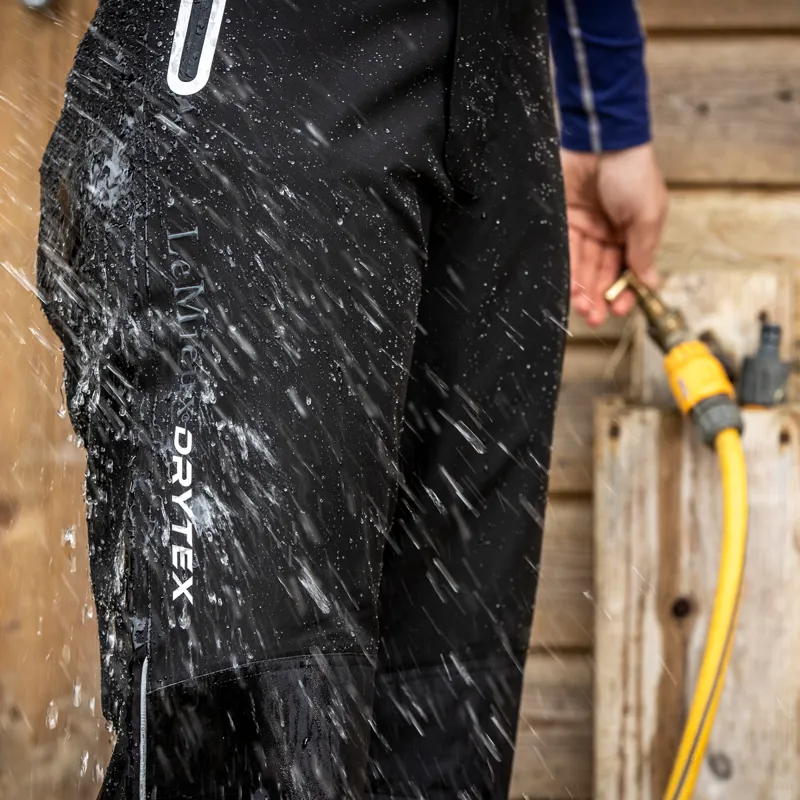 LeMieux DryTex Stormwear Unisex Waterproof Trousers - Black-4