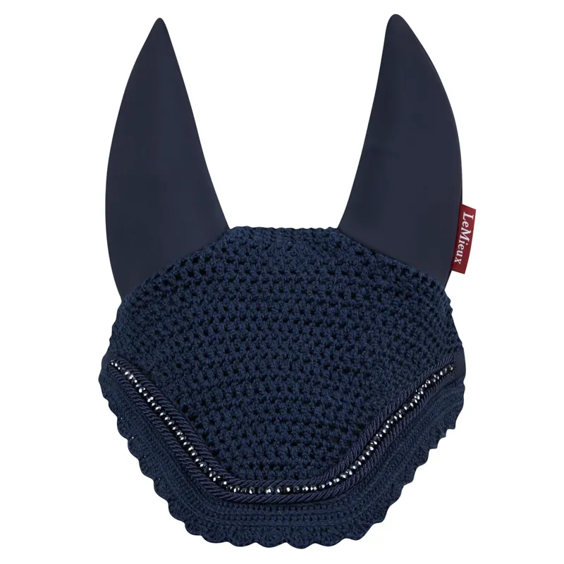 LeMieux Acoustic Diamante Fly Hood - Navy