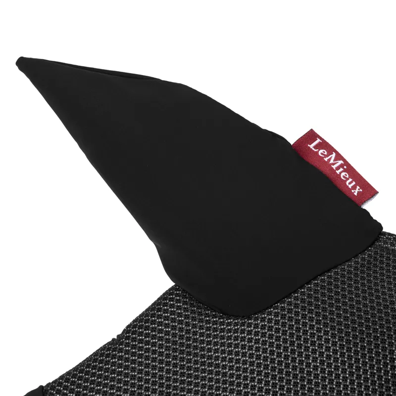 LeMieux Ultra Mesh Fly Hood - Black-3