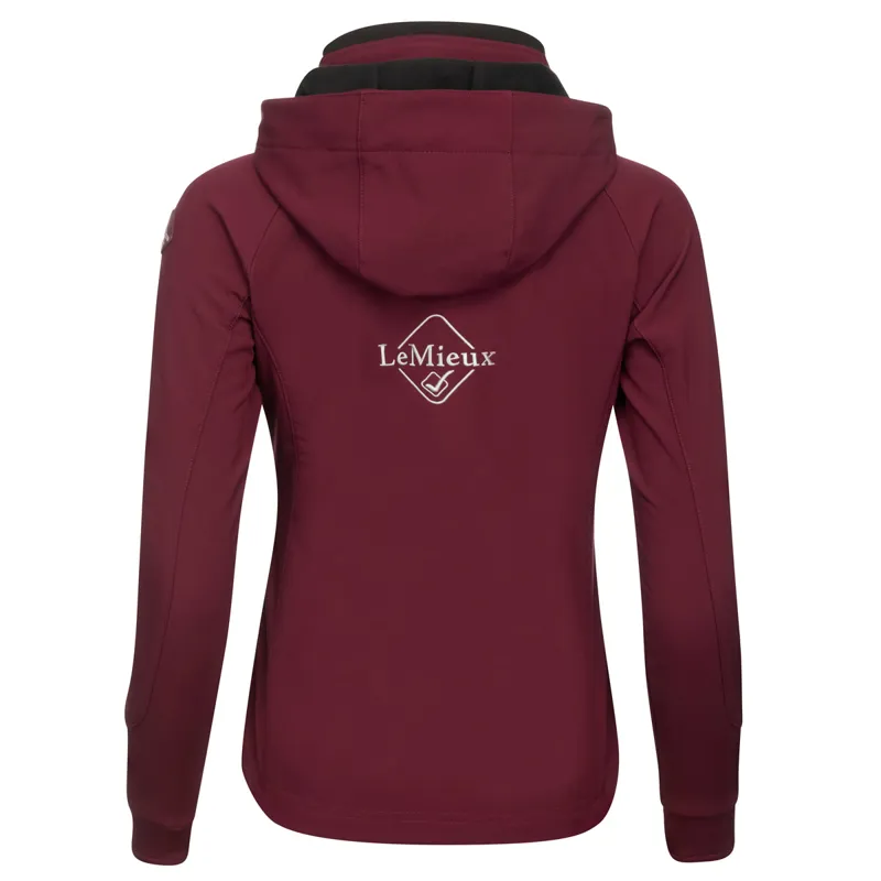 LeMieux Elite Softshell Ladies Jacket - Burgundy-1