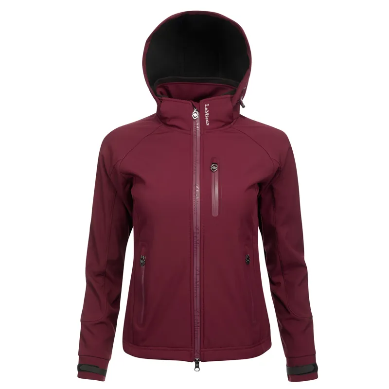 LeMieux Elite Softshell Ladies Jacket - Burgundy-3