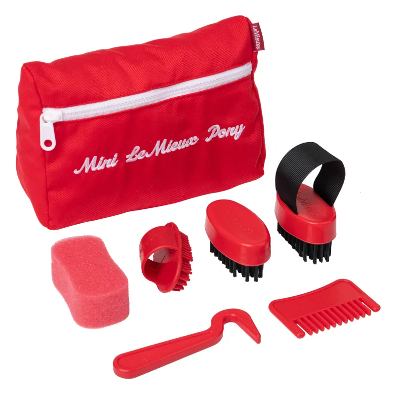 LeMieux Mini Toy Pony Grooming Kit - Red