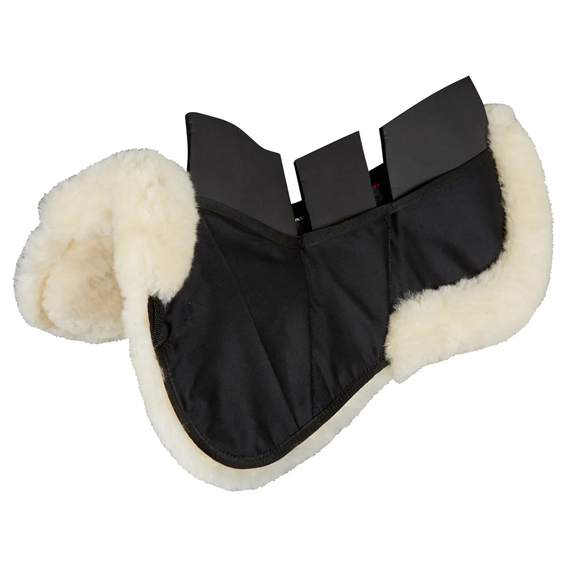 LeMieux ProSorb Lambskin 3 Pocket Half Pad Natural/Black