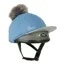 LeMieux Pom Hat Silk - Ice Blue/Grey