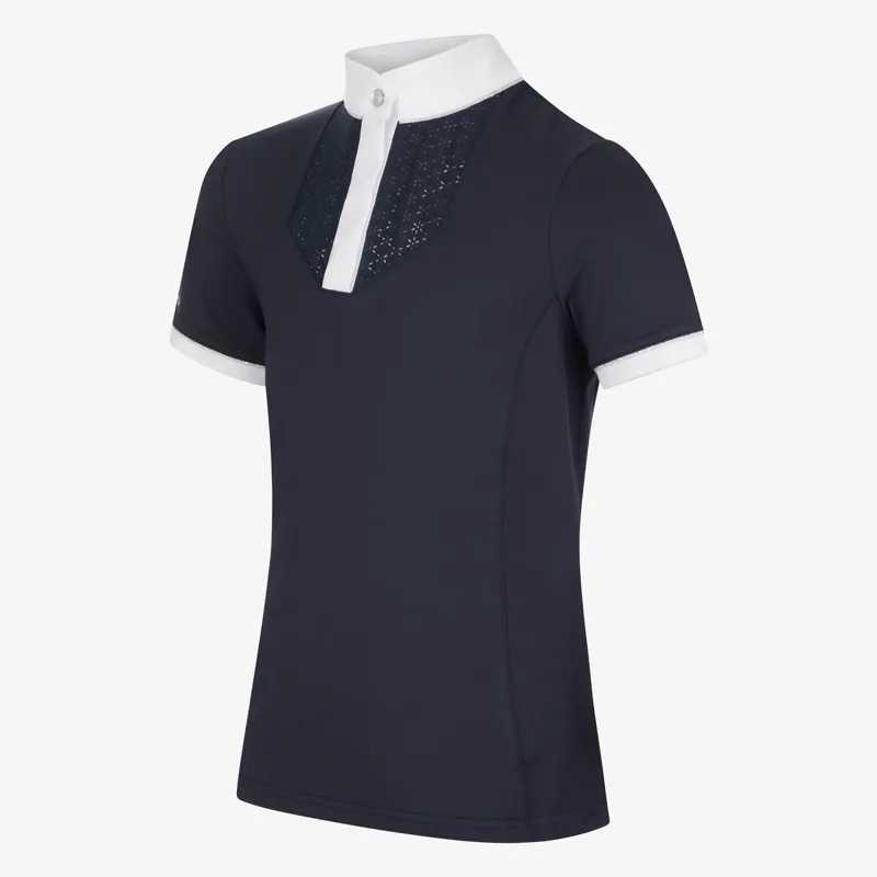 LeMieux Young Rider Belle Junior Show Shirt - Navy-3
