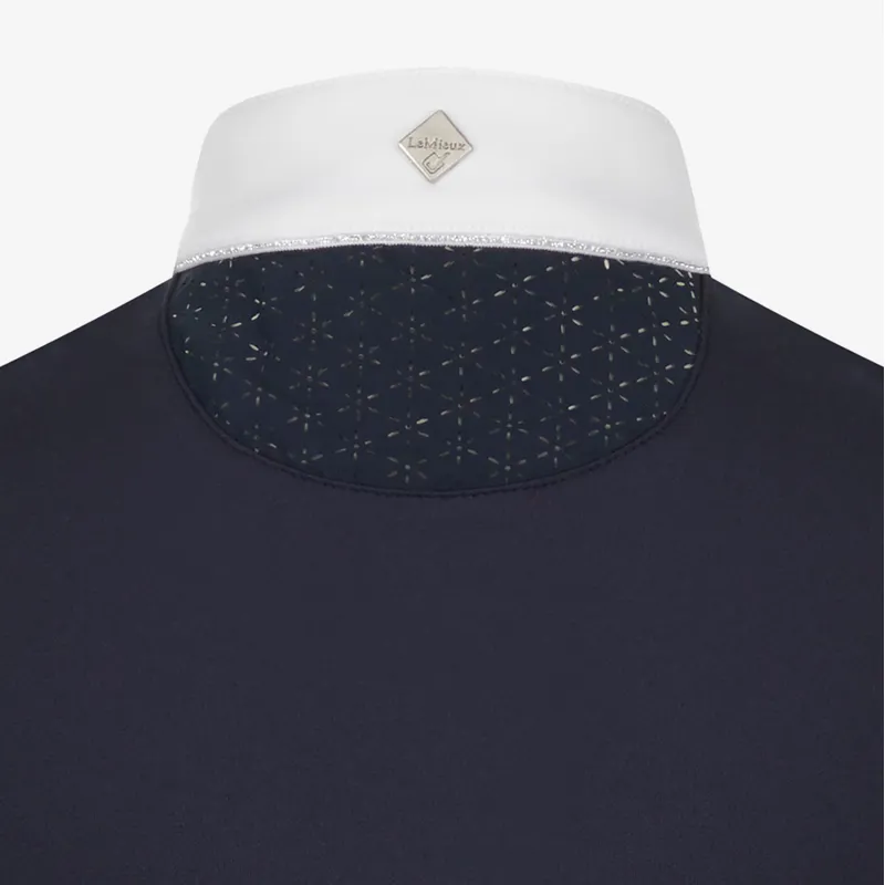 LeMieux Young Rider Belle Junior Show Shirt - Navy-5