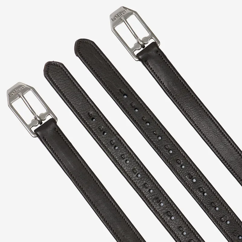 LeMieux Arika Stirrup Leathers - Brown-1