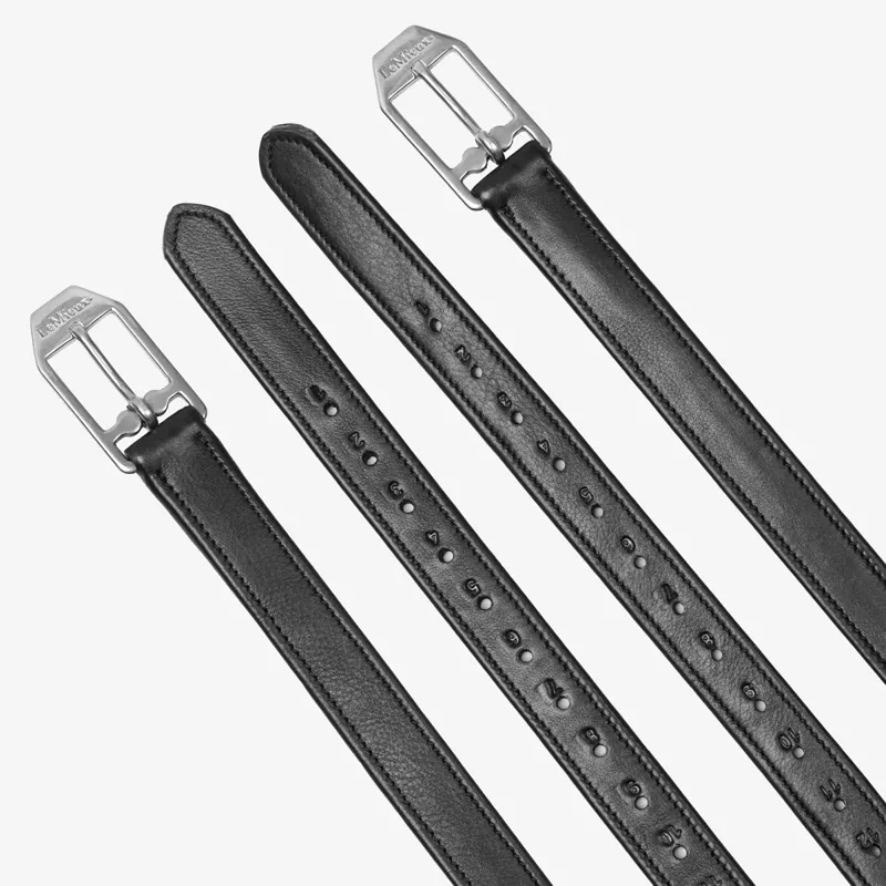 LeMieux Arika Stirrup Leathers - Black-1