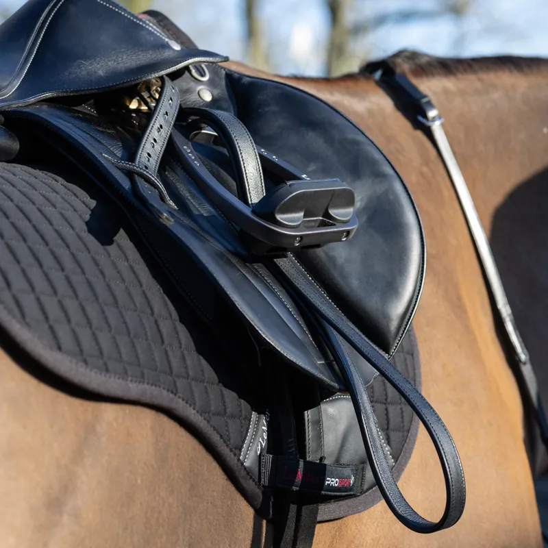LeMieux Arika Stirrup Leathers - Black-3