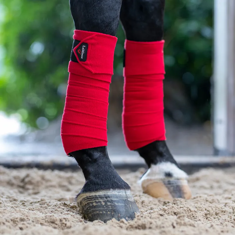 LeMieux Luxury Polo Bandages - Chilli-1