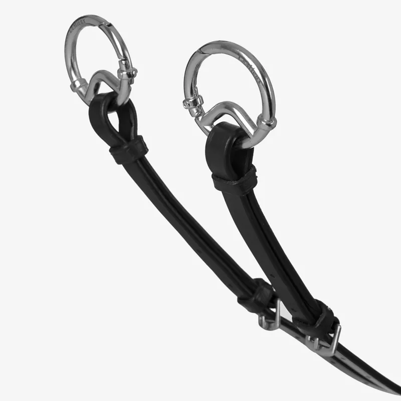 LeMieux Kudos Running Martingale - Black/Silver-2