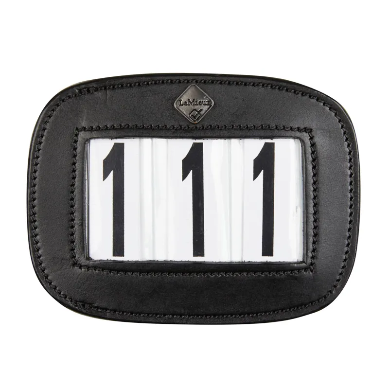 LeMieux Saddle Pad Number Holder - Black