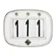 LeMieux Saddle Pad Number Holder - Diamante White