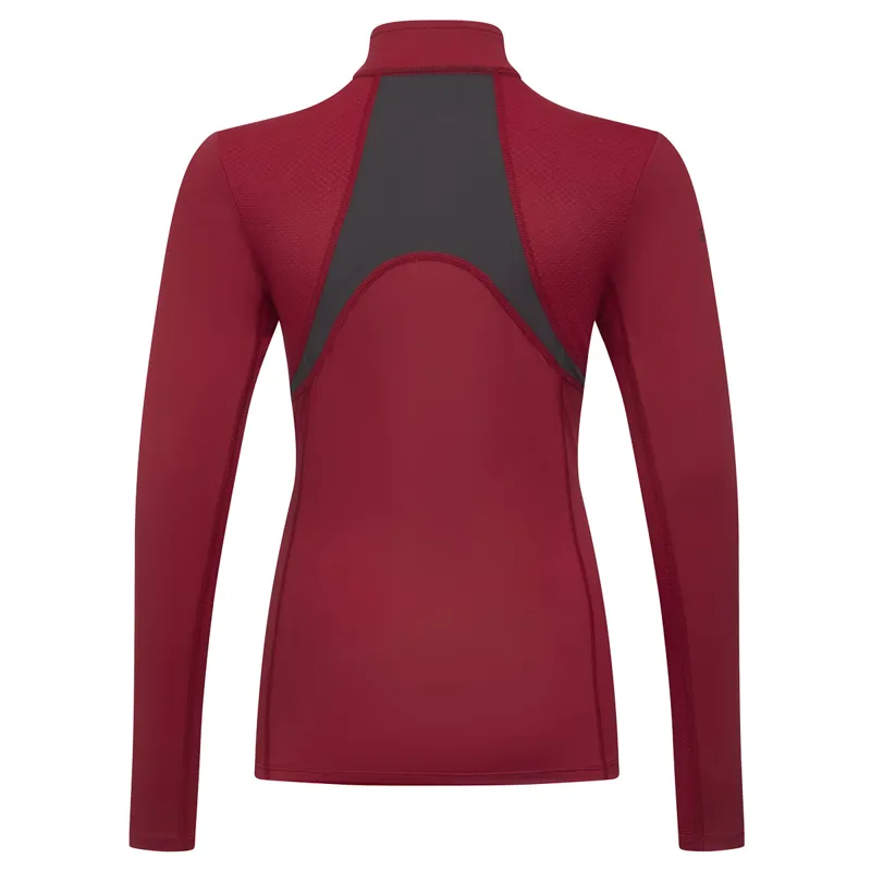 LeMieux Young Rider Mia Mesh Junior Long Sleeve Base Layer - Ember-3