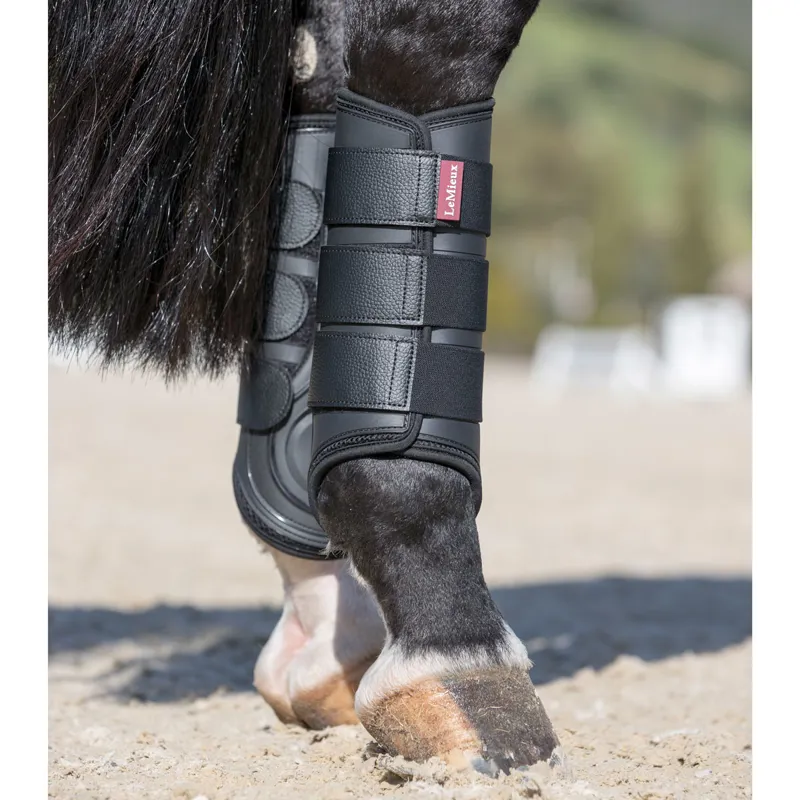 LeMieux ProShell Brushing Boots - Black-5