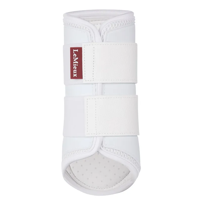 LeMieux ProShell Brushing Boots - White-1