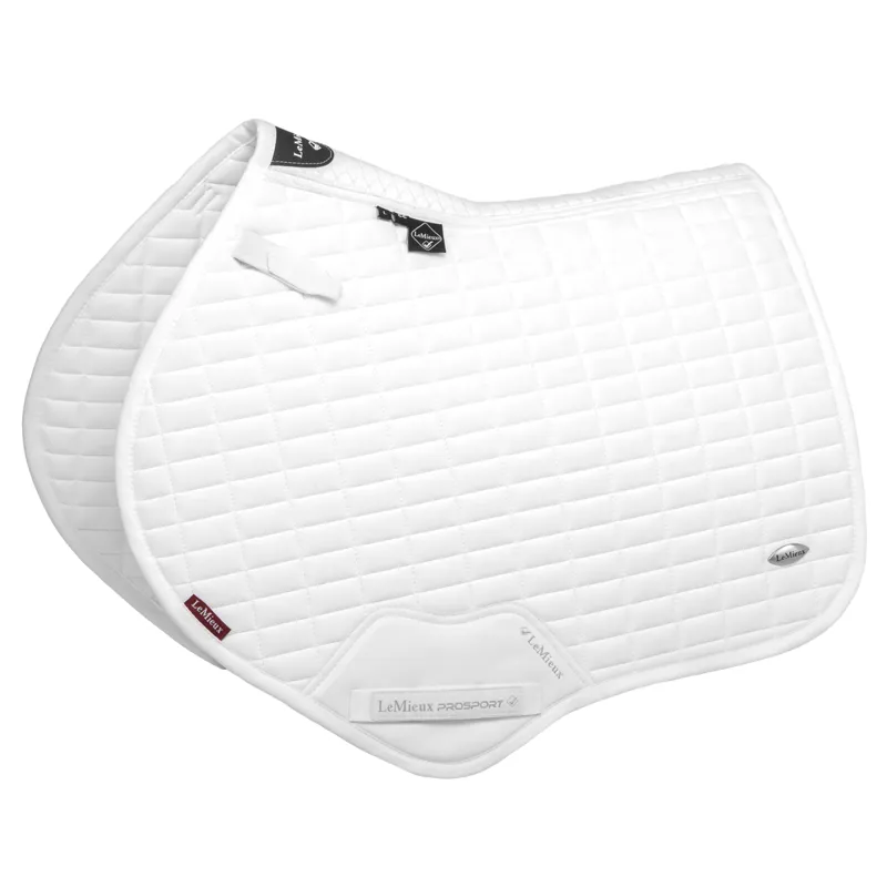 LeMieux Self-Cooling Close Contact Saddlecloth - Arctic White