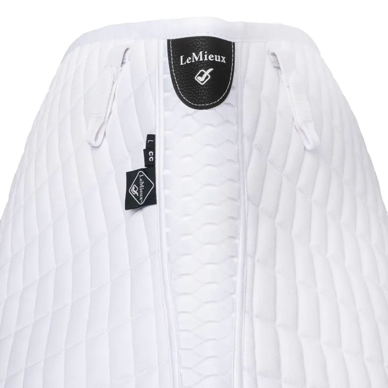 LeMieux Self-Cooling Close Contact Saddlecloth - Arctic White-3