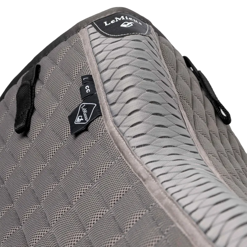 LeMieux Self-Cooling Close Contact Saddlecloth - Polar Grey-1