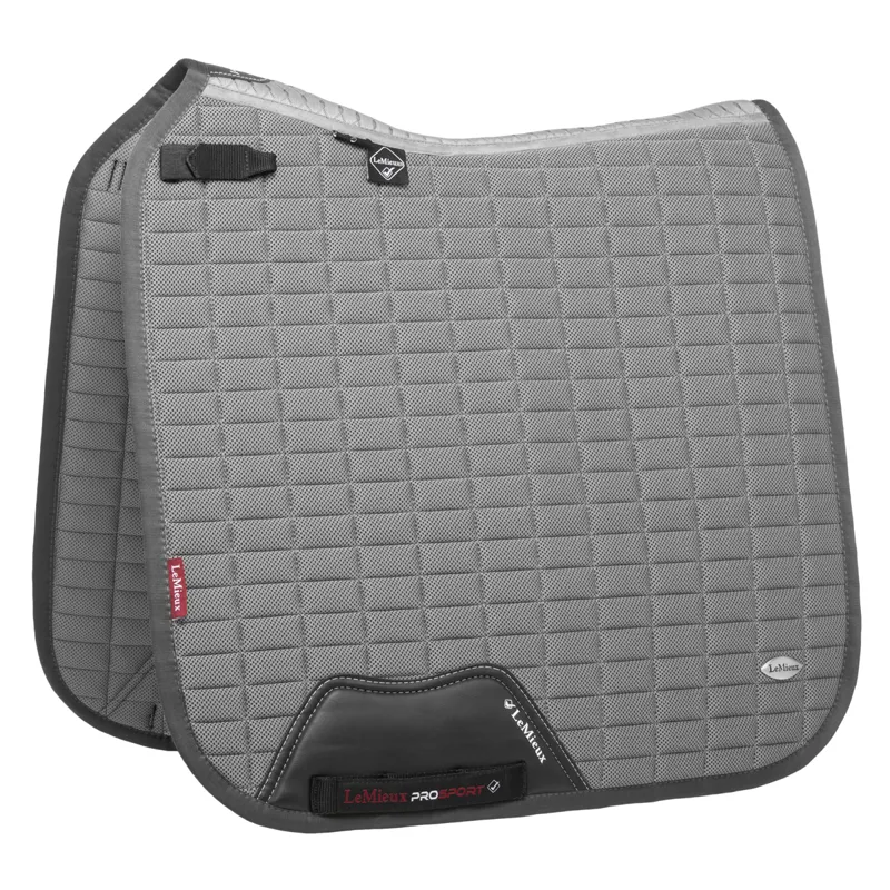LeMieux Self-Cooling Dressage Saddlecloth - Polar Grey