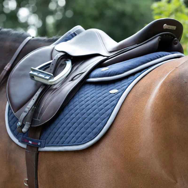 LeMieux Wither Relief Mesh Jumping Pad - Navy-2