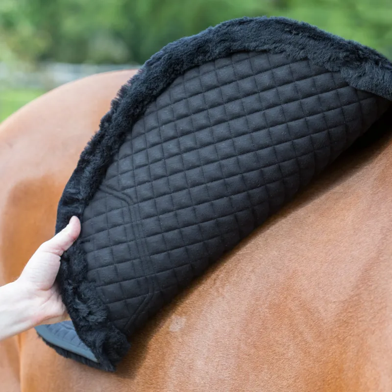 LeMieux Merino+ Sensitive Skin Euro Jump Square - Navy-2