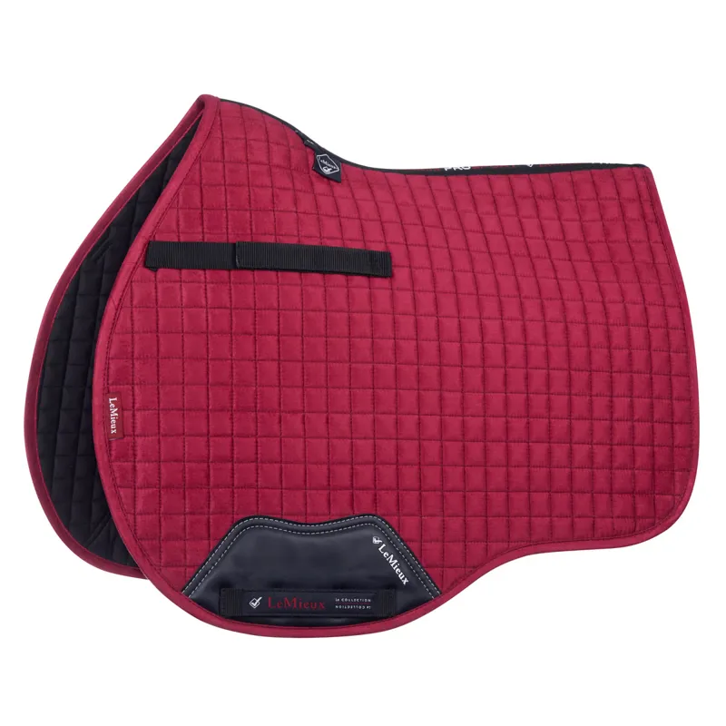 LeMieux ProSport Suede GP/Jump Square Saddlecloth - Mulberry