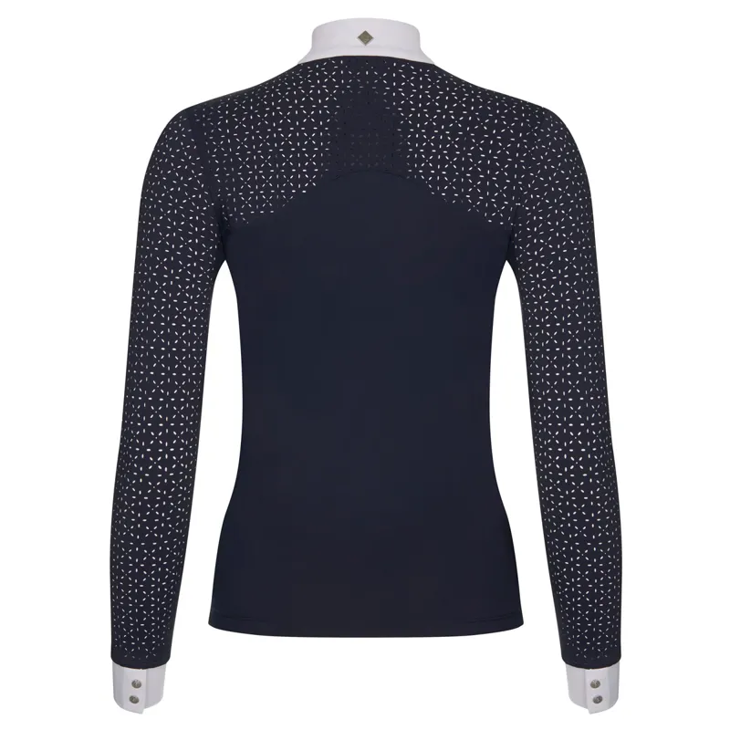 LeMieux Olivia Ladies Long Sleeve Show Shirt - Navy-1