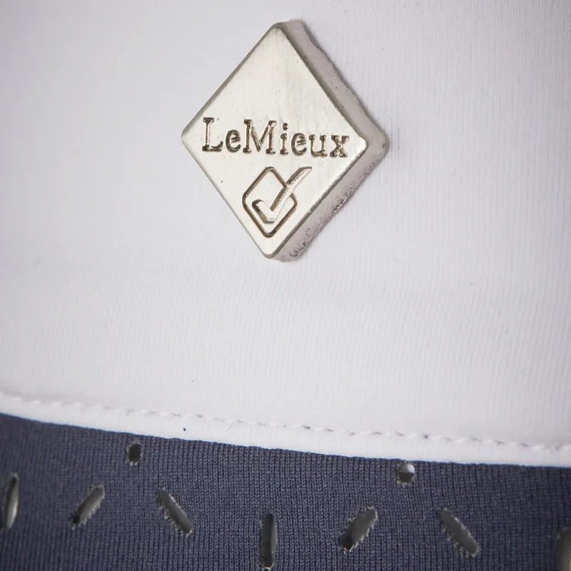 LeMieux Olivia Ladies Short Sleeve Show Shirt - Navy-2