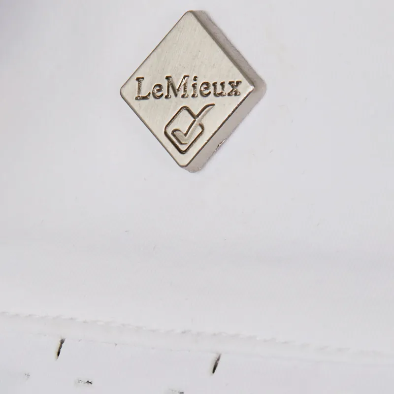 LeMieux Olivia Ladies Short Sleeve Show Shirt - White-3