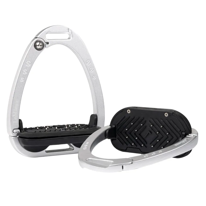 LeMieux Vector Control Flat Safety Stirrups - Aluminium