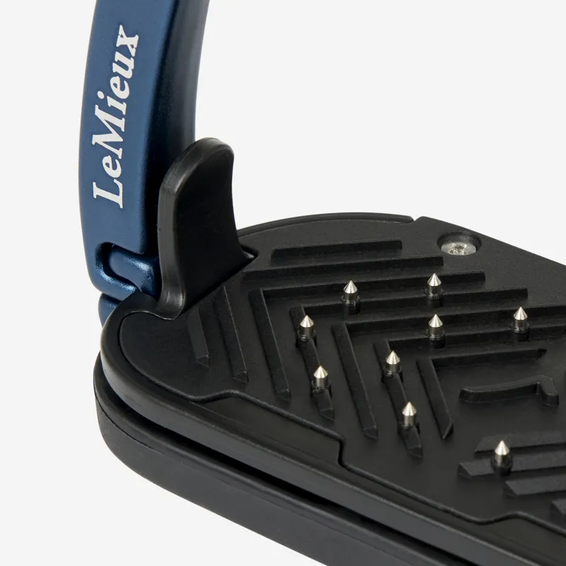 LeMieux Vector Control Flat Safety Stirrups - Navy-1