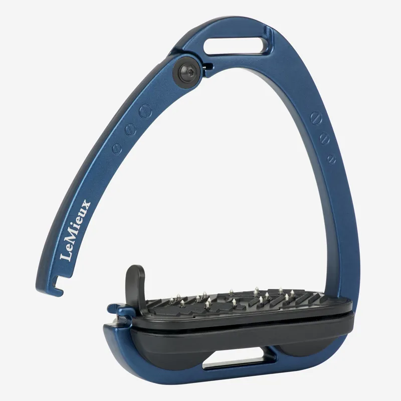 LeMieux Vector Control Flat Safety Stirrups - Navy-2