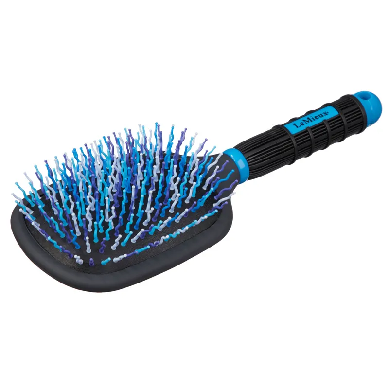 LeMieux Tangle Tidy Plus Mane and Tail Brush - Blue