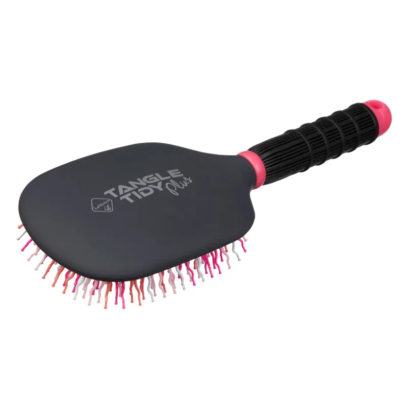 LeMieux Tangle Tidy Plus Mane and Tail Brush - Pink-1