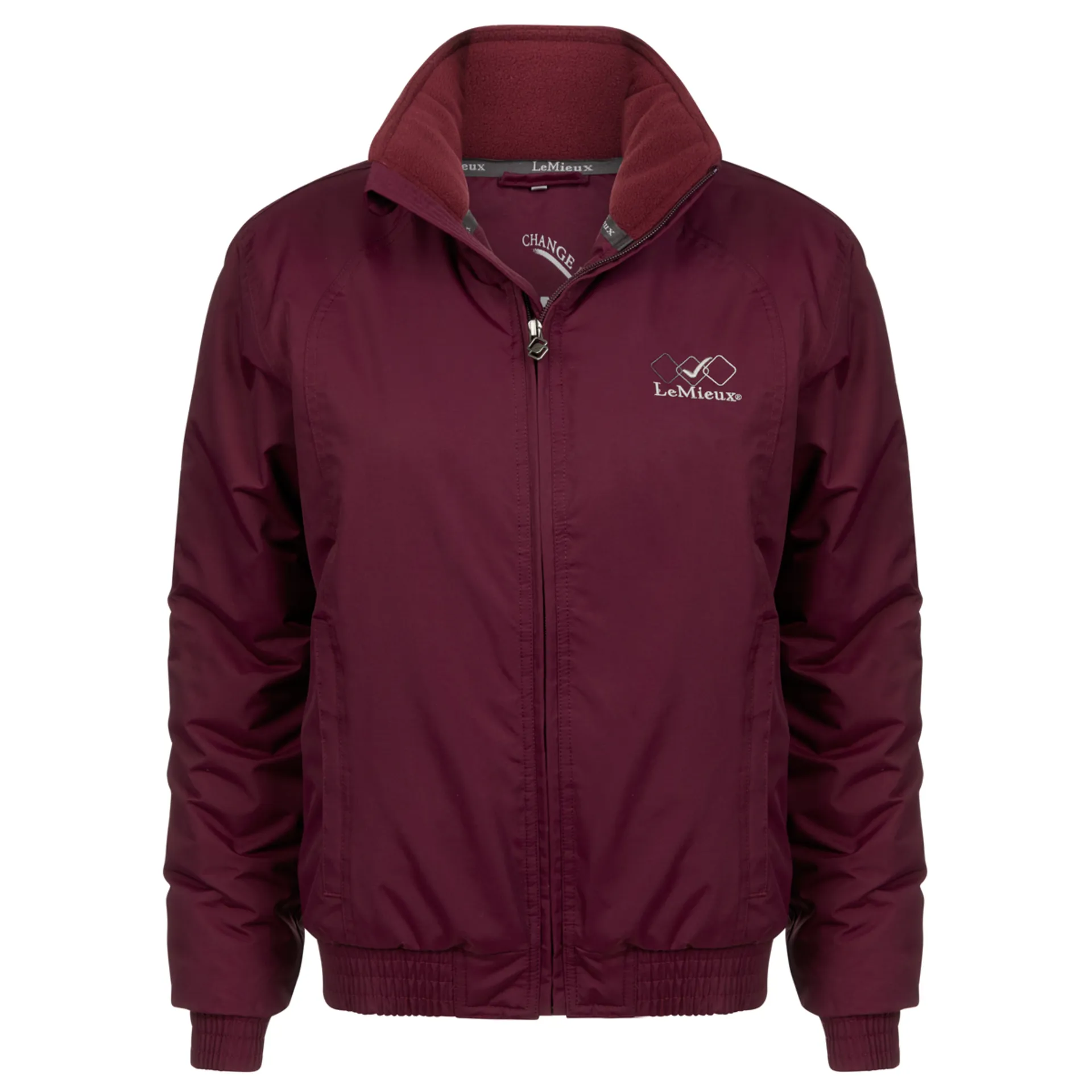 Team LeMieux Unisex Crew Jacket Burgundy