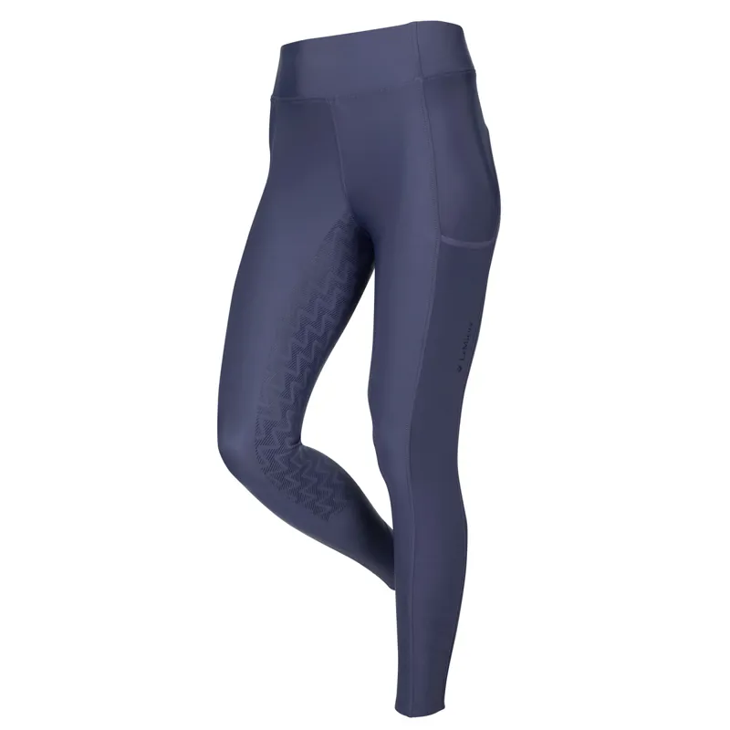 My LeMieux Active Wear Seamless Pull On Ladies Breeches - Blue