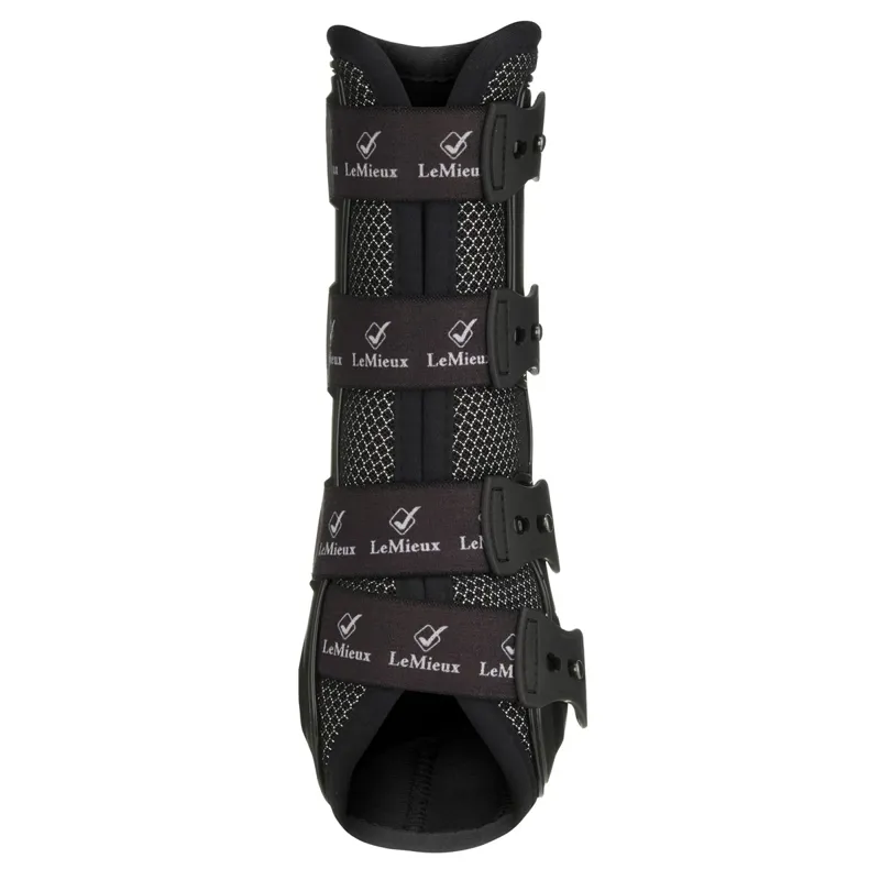 LeMieux Ultra Mesh Snug Hind Boots - Black-3