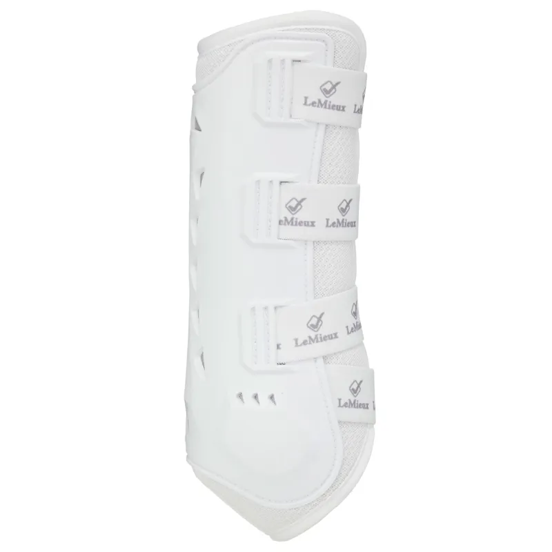 LeMieux Ultra Mesh Snug Hind Boots - White-2