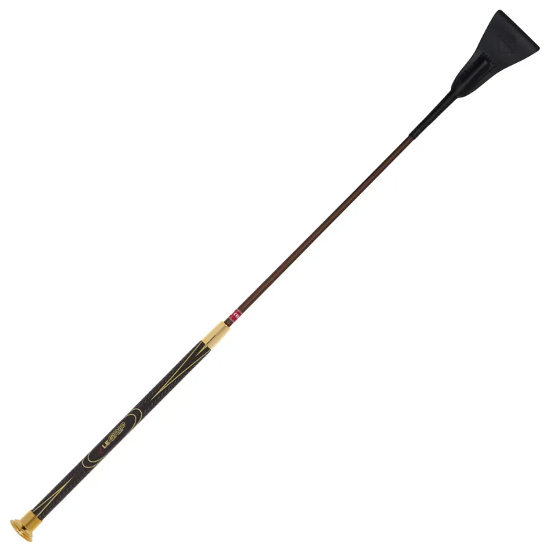LeMieux LeGrip Jumping Whip - Brown