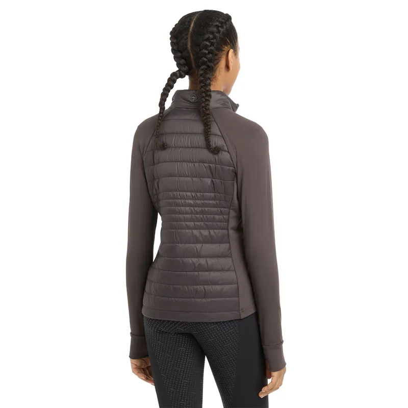 LeMieux Young Rider Josephine Junior Hybrid Quilted Jacket - Cinder-1
