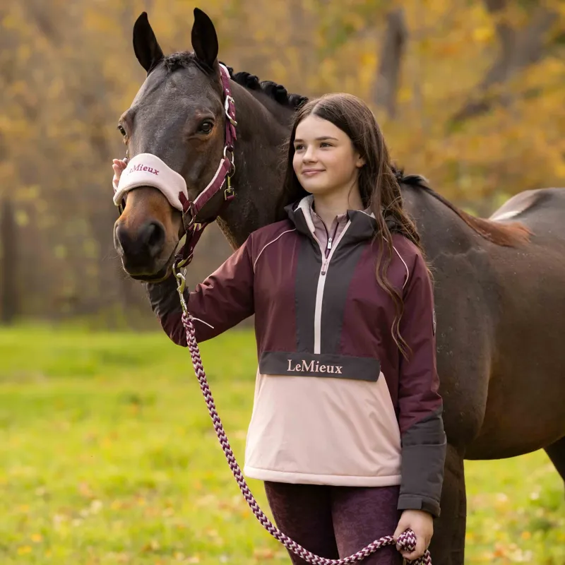 LeMieux Young Rider Bailey Waterproof Anorak - Bramble-3