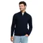 LeMieux Mens Quarter Zip Knit Sweatshirt - Navy
