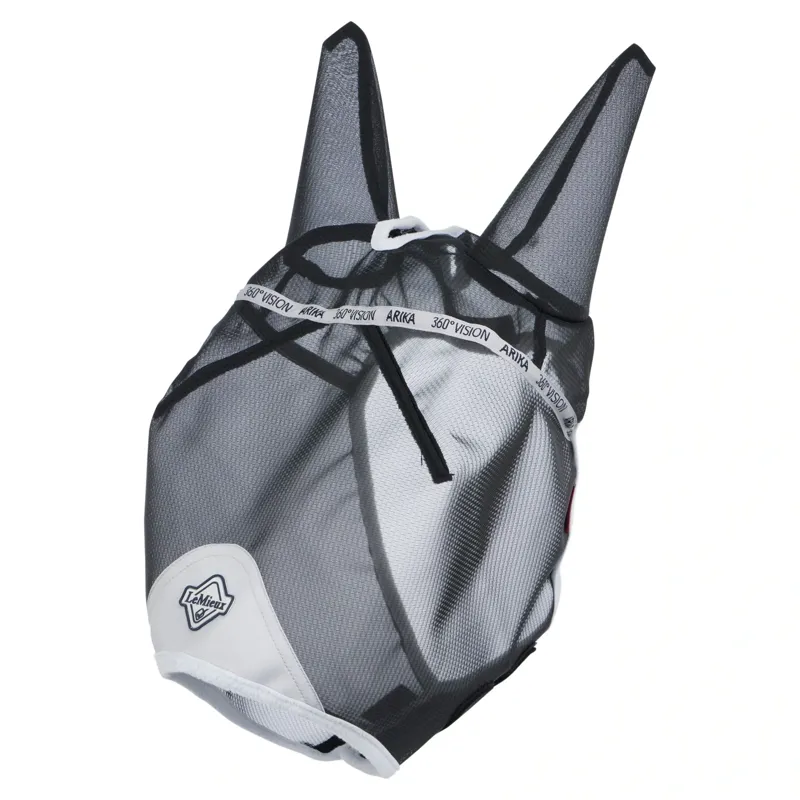 LeMieux 360 Vision Half Fly Mask - Grey-1