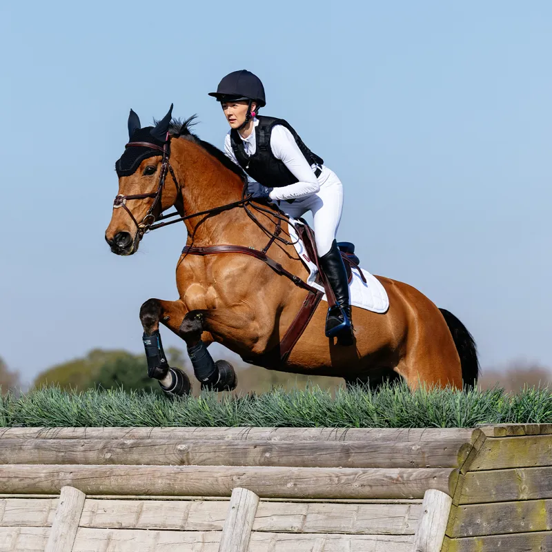 LeMieux 3D Mesh Self-Cool Eurojump Saddlecloth - White-5