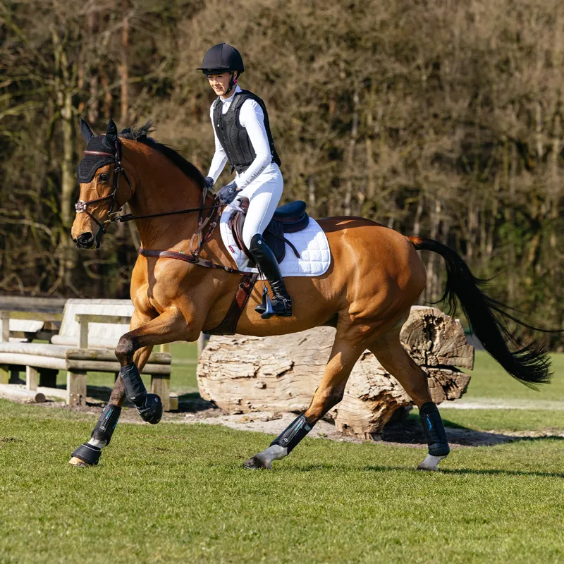 LeMieux 3D Mesh Self-Cool Eurojump Saddlecloth - White-3