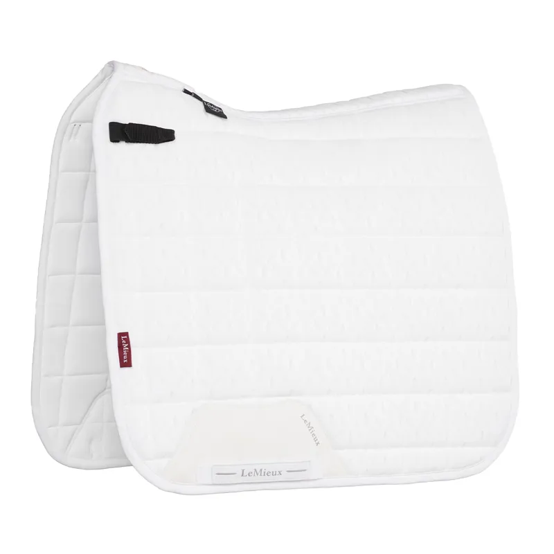 LeMieux 3D Mesh Self-Cool Dressage Saddlecloth - White