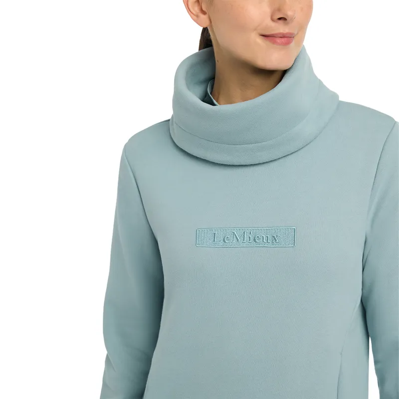 LeMieux Adele Funnel Neck Ladies Sweatshirt - Glacier-11
